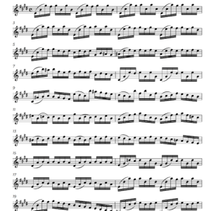Bach Suite para Violonchelo N.1 para Saxofón Barítono BW 1007